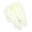 This image presents a tranquil angel-wing floral tribute, the kind of refined sympathy piece that might be delivered to a North Watford funeral home or family home for a final farewell. Set against a flawless white background, the wings are perfectly mirrored, curving towards one another to form a protective, almost embracing shape. The inner structure of each wing is densely covered in clusters of small white flowers-delicate chrysanthemums or petite carnations-arranged so tightly that they resemble a soft, padded cushion. Subtle tones of light green and muted yellow at the heart of some blooms create delicate specks of colour amid the white, adding gentle dimension and warmth. Around this floral core, a border of plush white feathers extends along each wing's outer edge and tip, their fine filaments fluffy and slightly wispy, calling to mind the softness of a feather caught briefly in the air above North Watford's parks and tree-lined streets. The feathers give the design a distinctly angelic, ethereal quality, suggesting peace, comfort, and an unseen presence watching over loved ones. Soft, diffused lighting reveals every texture, from the satin-like petals to the feathery fringes, while a faint shadow beneath the arrangement hints at lightness and elevation. The overall mood is calm, reverent, and deeply comforting, ideal for expressing condolences and offering spiritual reassurance. This angel-wing funeral tribute visually captures sentiments often hard to put into words: gratitude for a life lived, sorrow at parting, and a quiet hope that the person remembered continues on under gentle, protective wings.